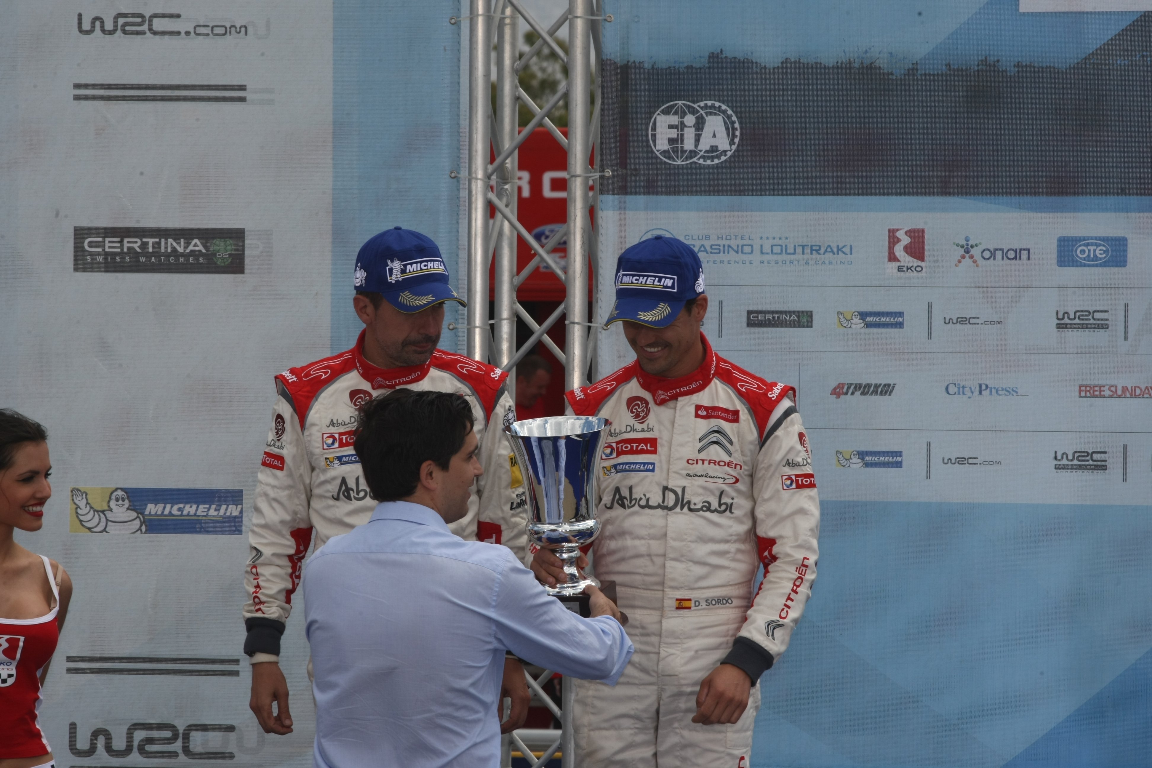 Απονομή στους 2ους Νικητές του Ράλλυ Ακρόπολις