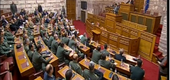 Για τα εθνικά θέματα ενημέρωσε την Σχολή Εθνικής Άμυνας ο Χρίστος Δήμας (video)