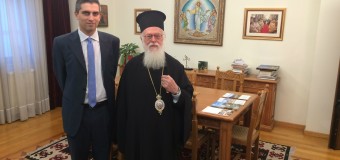 Συνάντηση με τον Αρχιεπίσκοπο Αλβανίας κ.κ. Αναστάσιο