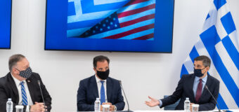 Στην Θεσσαλονίκη ο Χρίστος Δήμας για την υπογραφή της συμφωνίας συνεργασίας με τις ΗΠΑ στον τομέα της επιστήμης και της τεχνολογίας.